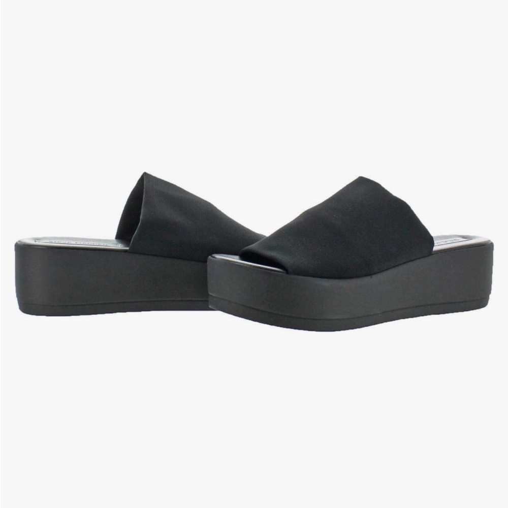 🚫SOLD🚫 BAMBOO black slinky platform sandals